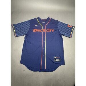 Nike Houston Astros Space City Jersey Mens XL Navy Kyle Tucker 30 City Connect